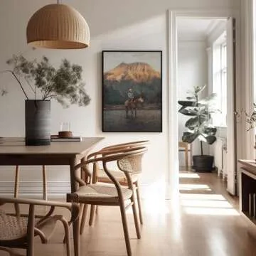 Vintage Cowboy Poster - Wild West Wall Art for Home Decor