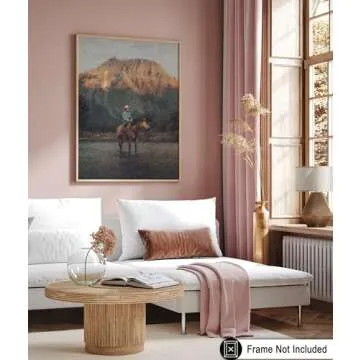 Vintage Cowboy Poster - Wild West Wall Art for Home Decor