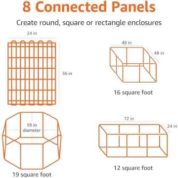 Medium Exercise Playpen for Dogs and Small Pets