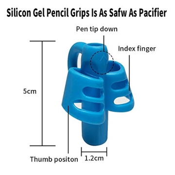 KOABBIT Pencil Grips for Kids Ergonomic Writing Aid 3 Pack