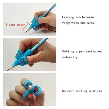 KOABBIT Pencil Grips for Kids Ergonomic Writing Aid 3 Pack