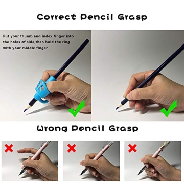KOABBIT Pencil Grips for Kids Ergonomic Writing Aid 3 Pack
