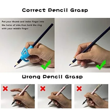 KOABBIT Pencil Grips for Kids Ergonomic Writing Aid 3 Pack