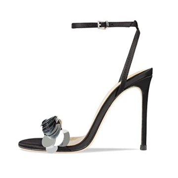 XYD Women Sequins High Heel Stiletto Sandals