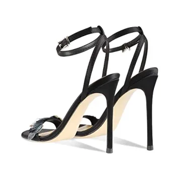 XYD Women Sequins High Heel Stiletto Sandals