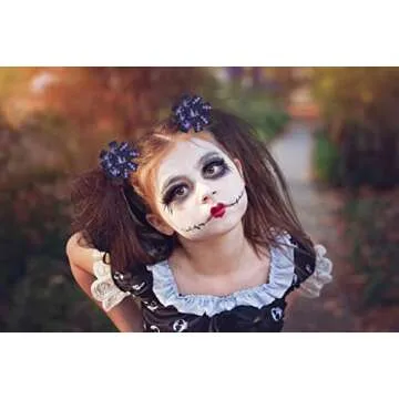 Vibrant 6 Rolls Halloween Grosgrain Ribbons for Decor