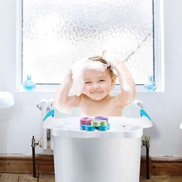 JOYIN 12 Packs Valentine’s Day Heart Shape Bath Bomb with Cards for Kids Party Favors, Valentine’s Greeting Cards, Heart Soap Day Gift for Her