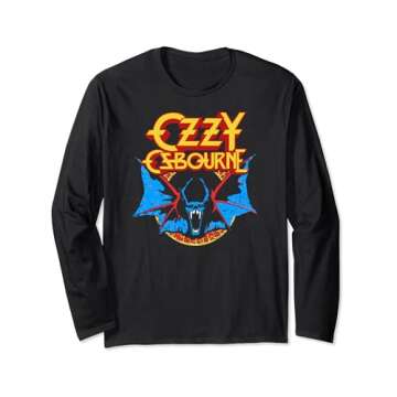 Ozzy Osbourne Classic Bat Long Sleeve T-Shirt