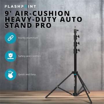Flashpoint 9' Air-Cushion Heavy-Duty AutoStand Pro