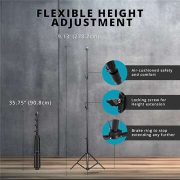 Flashpoint 9' Air-Cushion Heavy-Duty AutoStand Pro