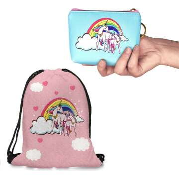 Hevout Unicorn Gifts Set - Jewelry & Accessories for Girls