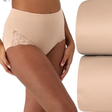 Bali Women's Breathe Lace Shaping Brief - Luxurious Comfort & Control Shapewear
