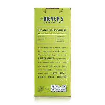 MRS. MEYER'S CLEAN DAY Multi-Surface Cleaner Dispenser and Concentrate Starter Kit, 1 Glass Dispense...