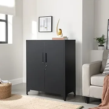 SONGMICS Garage Metal Storage Cabinet for Home and Office