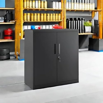 SONGMICS Garage Metal Storage Cabinet for Home and Office