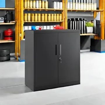 SONGMICS Garage Metal Storage Cabinet for Home and Office