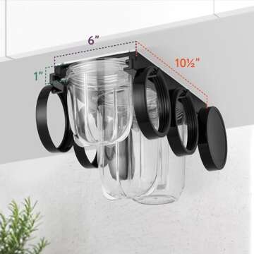 IMPRESA Kitchen Storage Cup Holder for Magic Bullet Accessories