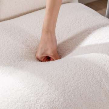 Ya-Home Stylish Sherpa Accent Chair for Relaxation