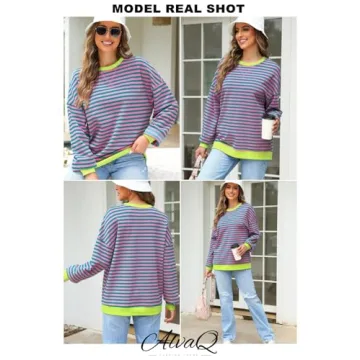 Shop AlvaQ Womens Oversized Sweatshirt for All-Day Style