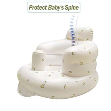 Inflatable Baby Chair, AirSwim Baby Inflatable Seat for Babies 3 Months and Up Summer Inflatable Bab...
