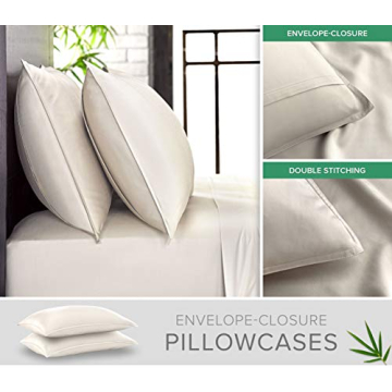 King Bamboo Sheets, 100% Organic Viscose, Luxurious & Cooling
