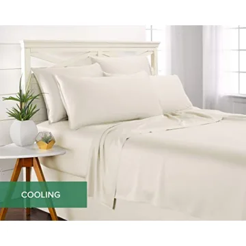 King Bamboo Sheets, 100% Organic Viscose, Luxurious & Cooling