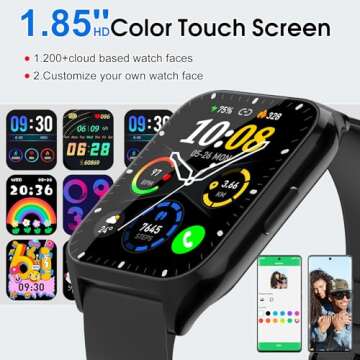 Smart Watch with Call Features & Health Tracker for All