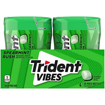 Trident Vibes Spearmint Sugar Free Gum - 160 Pieces