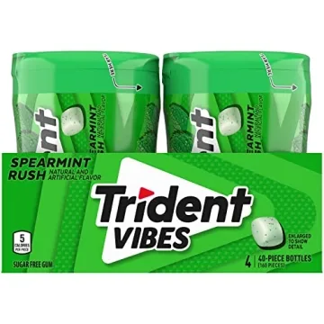 Trident Vibes Spearmint Sugar Free Gum - 160 Pieces