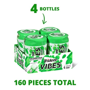Trident Vibes Spearmint Sugar Free Gum - 160 Pieces