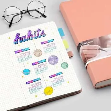 Premium EMSHOI A5 Graph Paper Notebook - 256 Pages