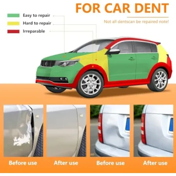 JONURMAFY 3 Pack Car Dent Remover Tool - Multipurpose Suction Cup Repair Kit