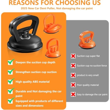 JONURMAFY 3 Pack Car Dent Remover Tool for Repairs