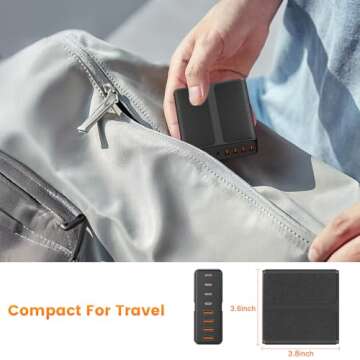 320W USB C Charger Block for Laptops and Phones