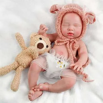 Lifelike BABESIDE Reborn Baby Doll for Kids 12 Inch