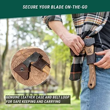 BeaverCraft Hand-Forged Hatchet Axe for Camping and Carving