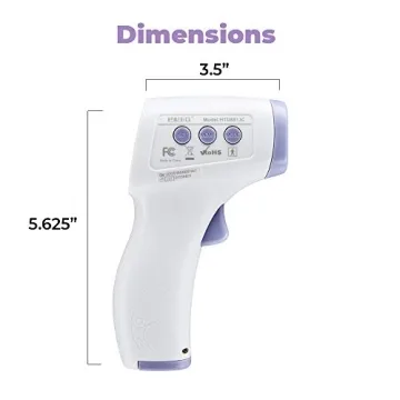 HoMedics Non-Contact Infrared Thermometer for Fast Results