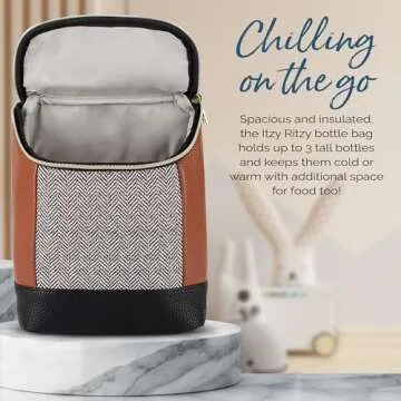 Itzy Ritzy Insulated Bottle Bag for Stylish Parents