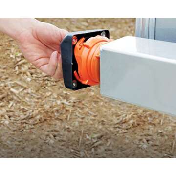 Camco 40310, Magnetic RV Bumper Cap | Features Heavy-Duty Neodymium Magnets, Small Airflow Vent Hole...