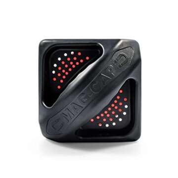 Camco 40310, Magnetic RV Bumper Cap | Features Heavy-Duty Neodymium Magnets, Small Airflow Vent Holes, and Includes a Bonus No-Insect Bumper Cap