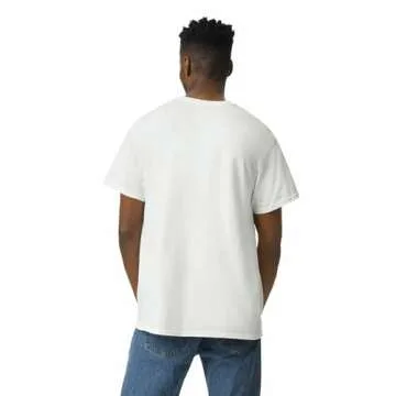 Gildan Adult Ultra Cotton T-Shirt, Style G2000, Multipack, White (2-Pack), Medium