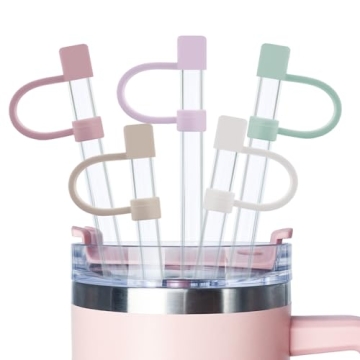 Silicone Straw Covers for Stanley Cups - 5-Pack