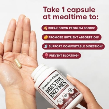 Physician's CHOICE Digestive Enzymes - Effective Relief & Probiotics