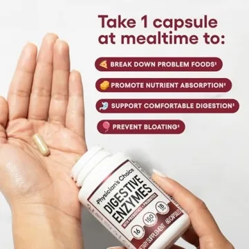 Physician's CHOICE Digestive Enzymes - Effective Relief & Probiotics