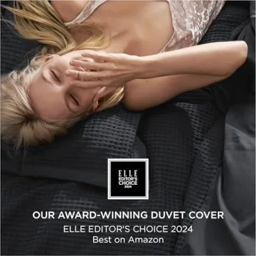 Soft Cotton Duvet Cover Set - Queen Size Charcoal