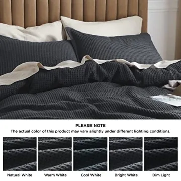 Soft Cotton Duvet Cover Set - Queen Size Charcoal