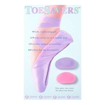 Toe Savers Mini Pointe Shoe Pads for Comfort and Protection