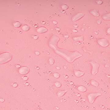 Phantoscope Pack of 2 Outdoor Waterproof Solid Throw Decorative Pillow Cover Decorative Square Outdoor Pillows Cushion Case Patio Pillows for Couch Tent Sunbrella (18''x18'', Pink)