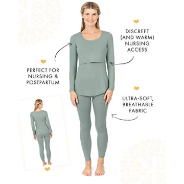 Kindred Bravely Jane Nursing Pajama Set for Comfortable Breastfeeding