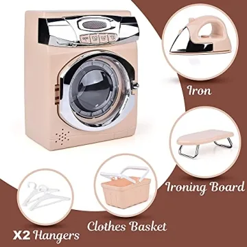 BRIGPICIOUS Toy Washing Machine for Creative Play